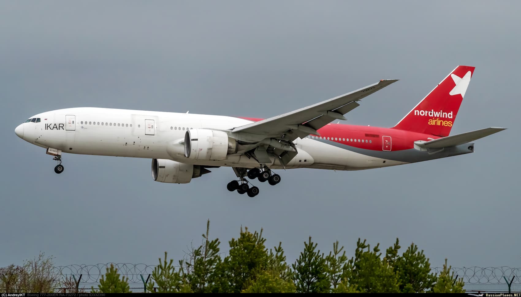 Схема салона Boeing 777-200ER: места у Икара, Nordwind и Red Wings